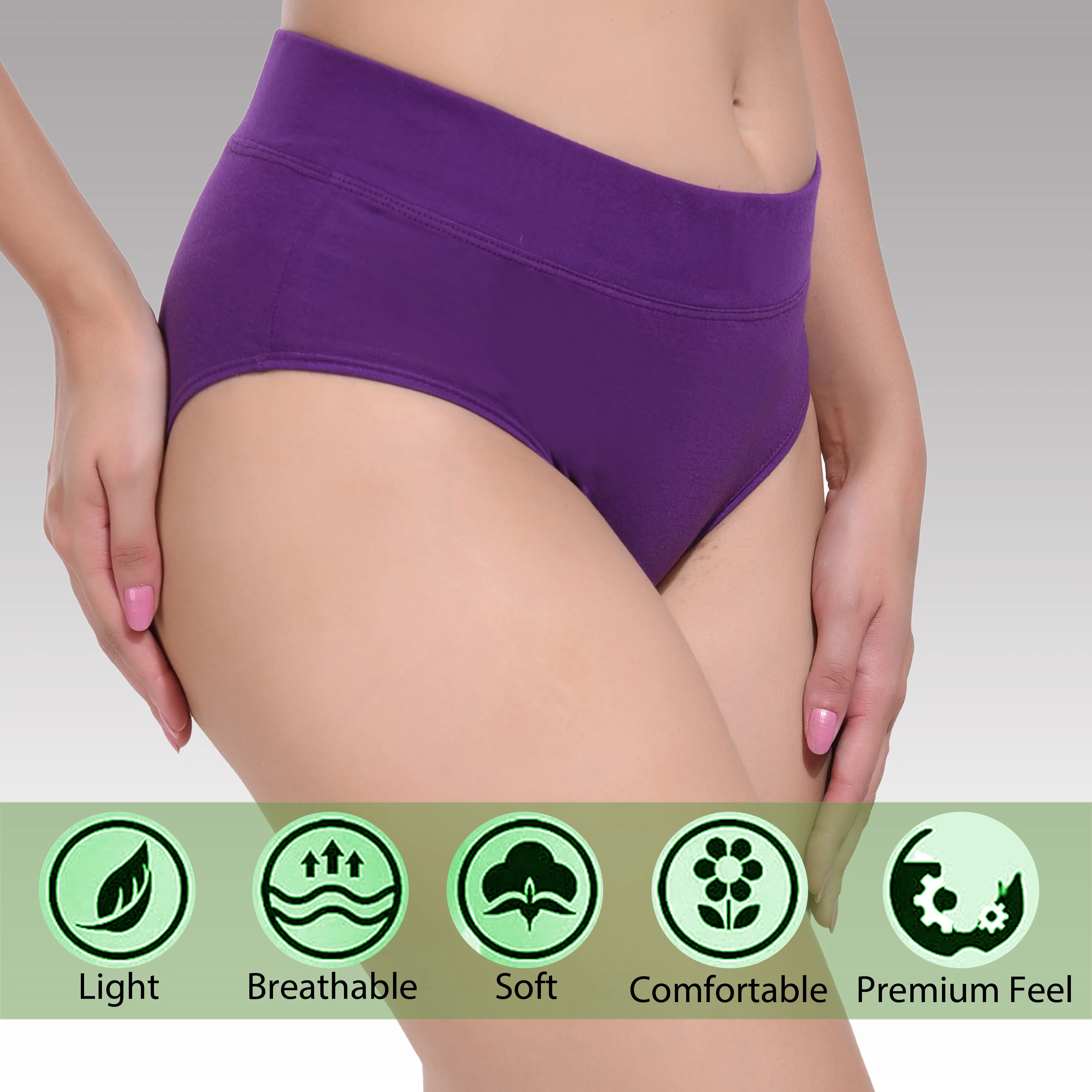 Purple Sofia Sports Panty for Women - Image 3