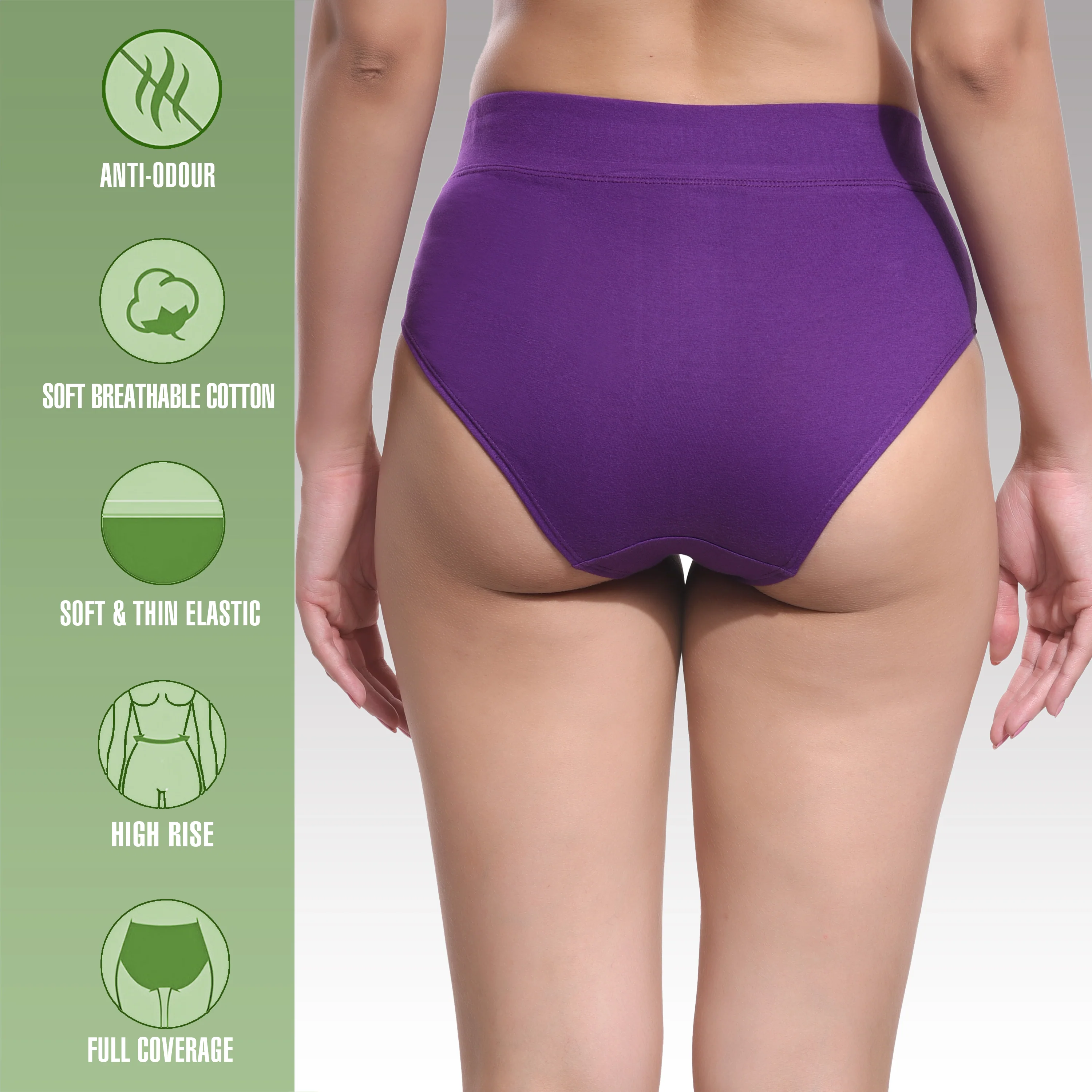 Purple Sofia Sports Panty for Women - Image 4