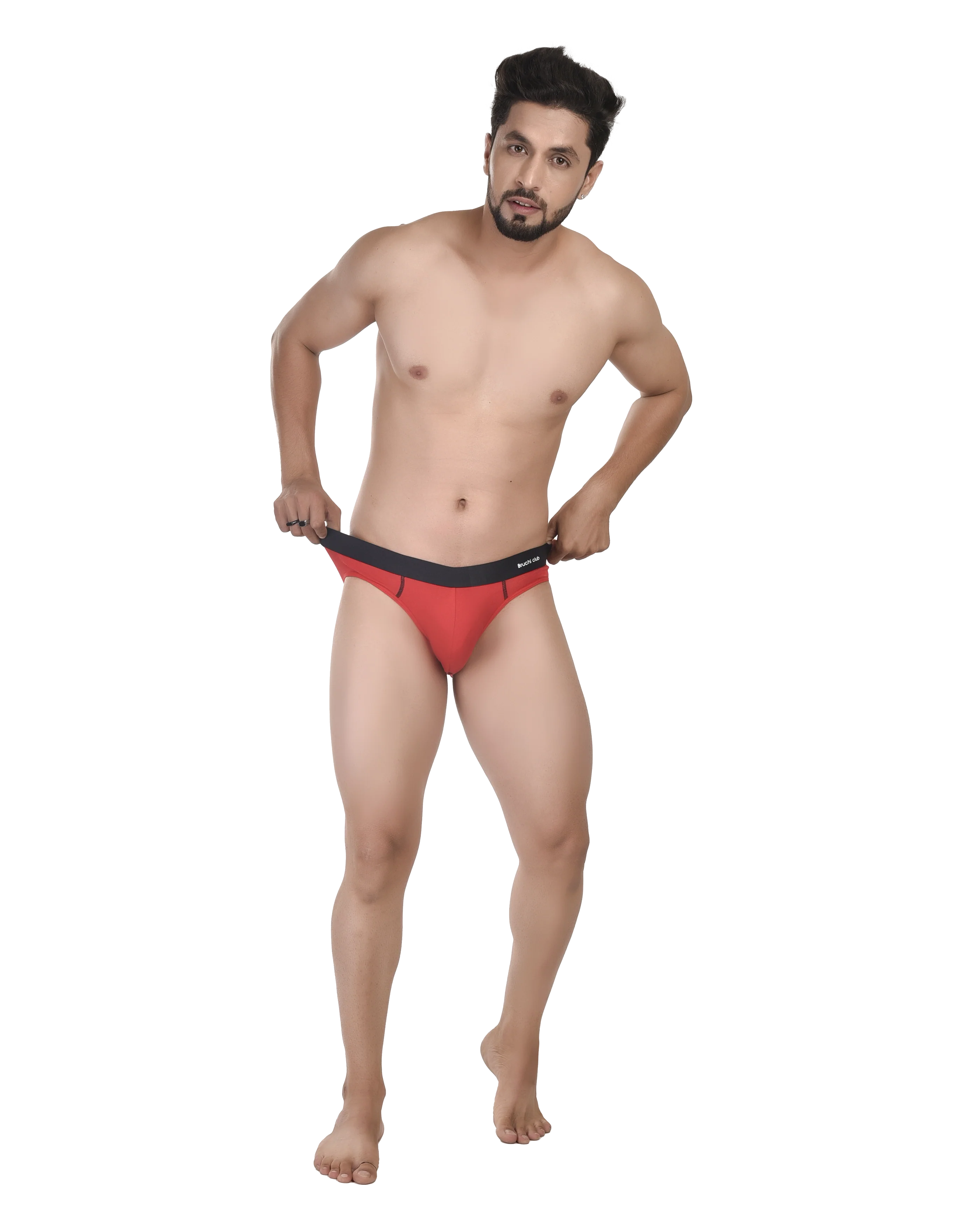 Red Comfortable Mens Briefs - No Ride up - Image 5