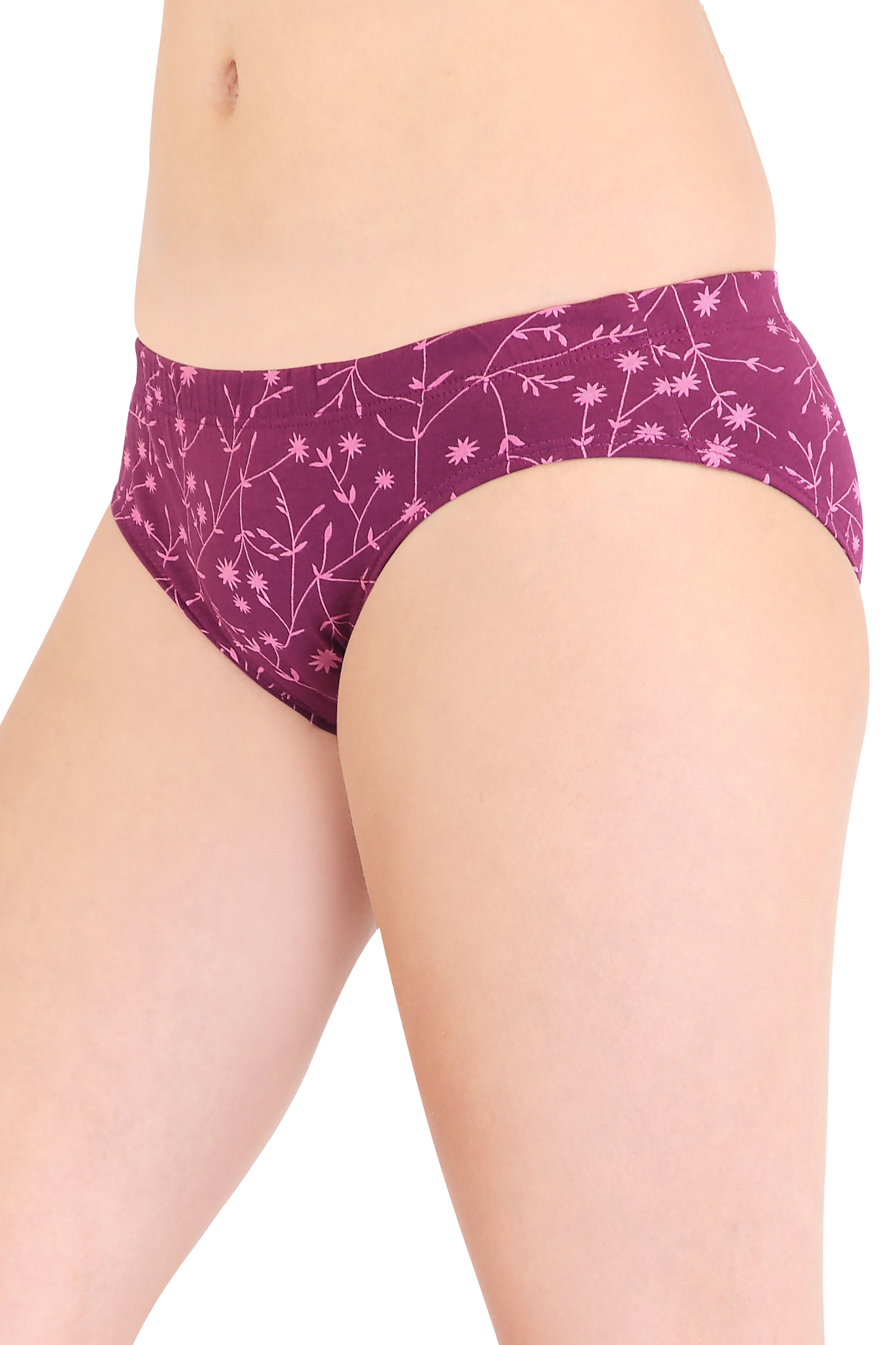 Relaxed Fit Everyday Multicolor printed Hipsters for Teenage Girls Panty - Image 10