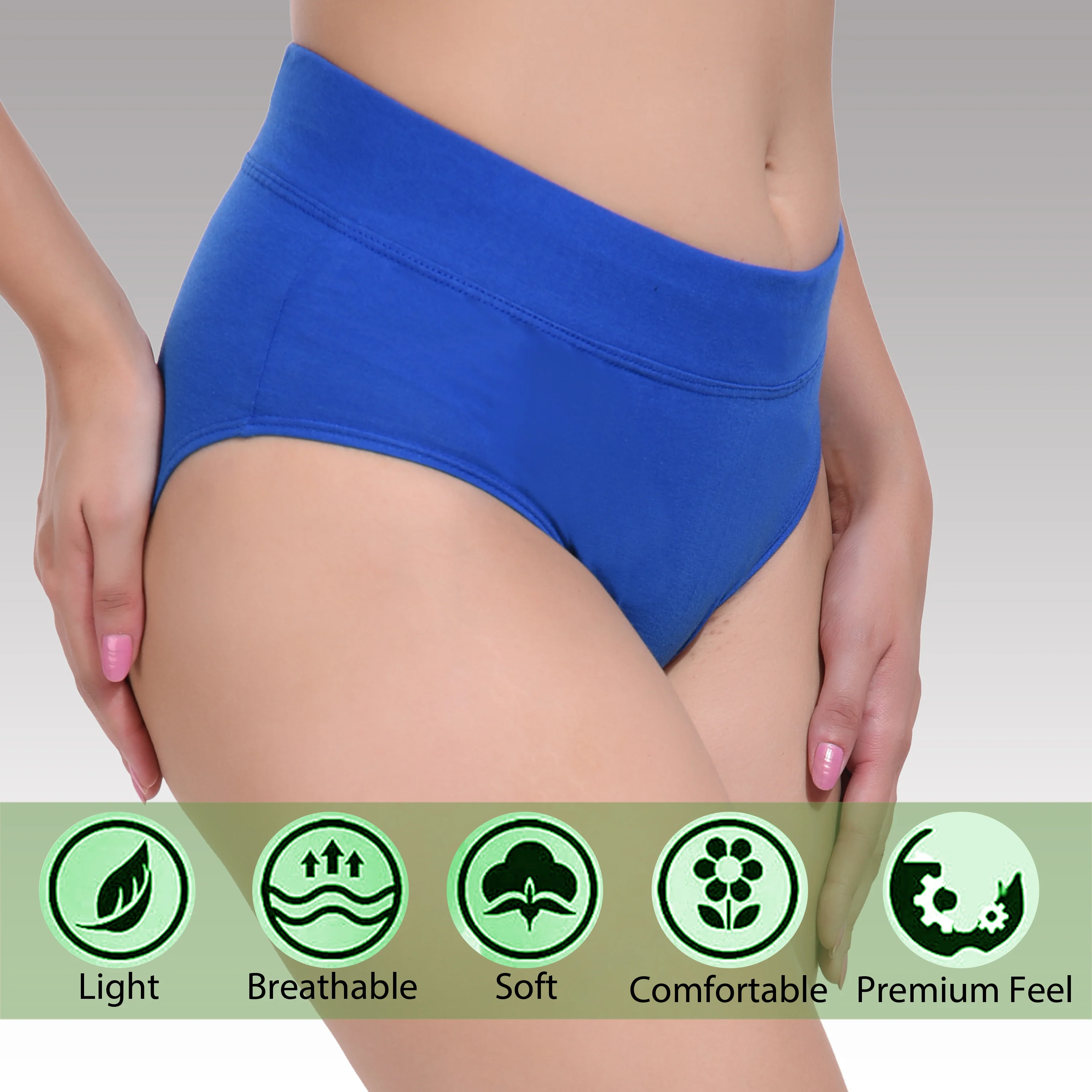 Royal Blue Sofia Sports Panty for Women - Image 3