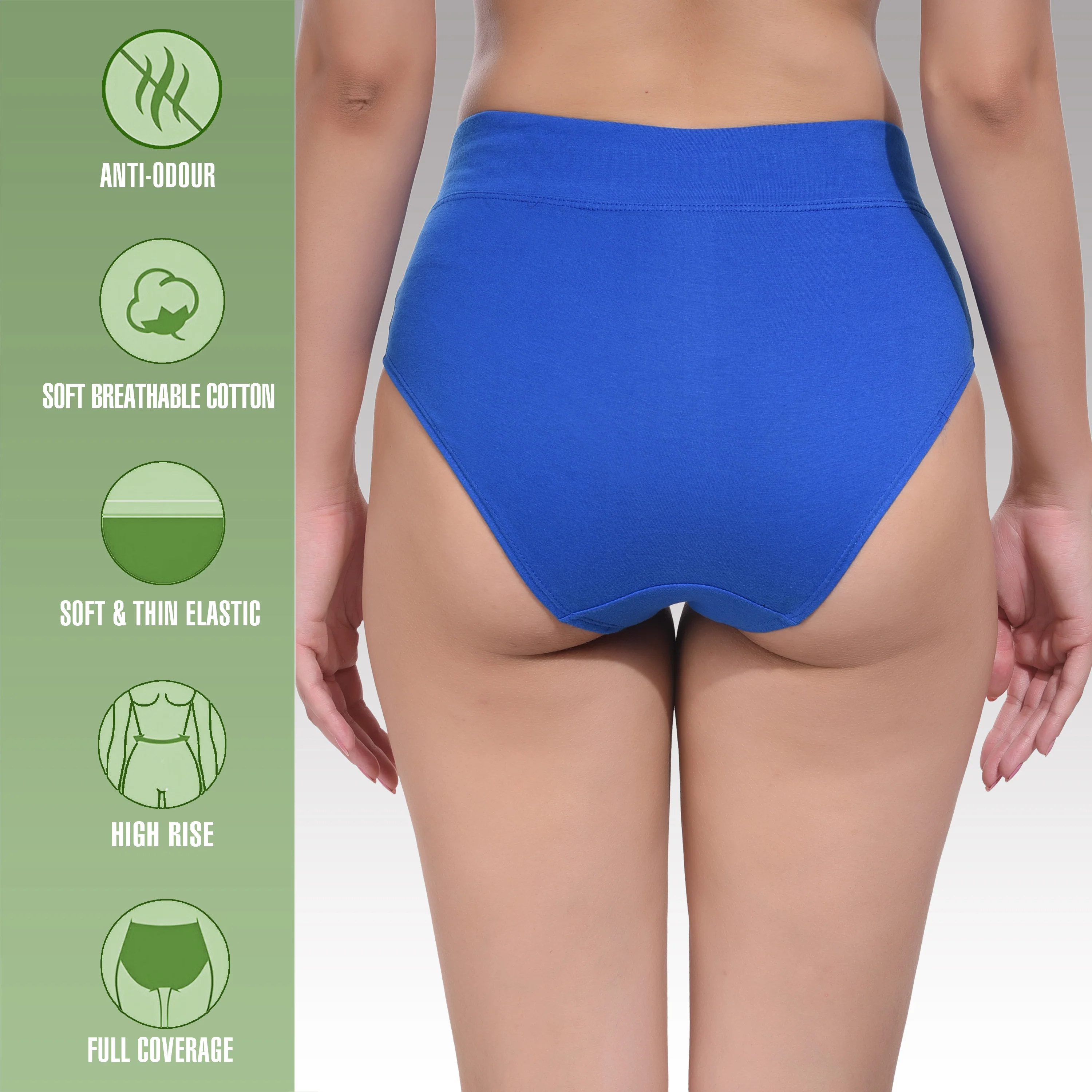 Royal Blue Sofia Sports Panty for Women - Image 4