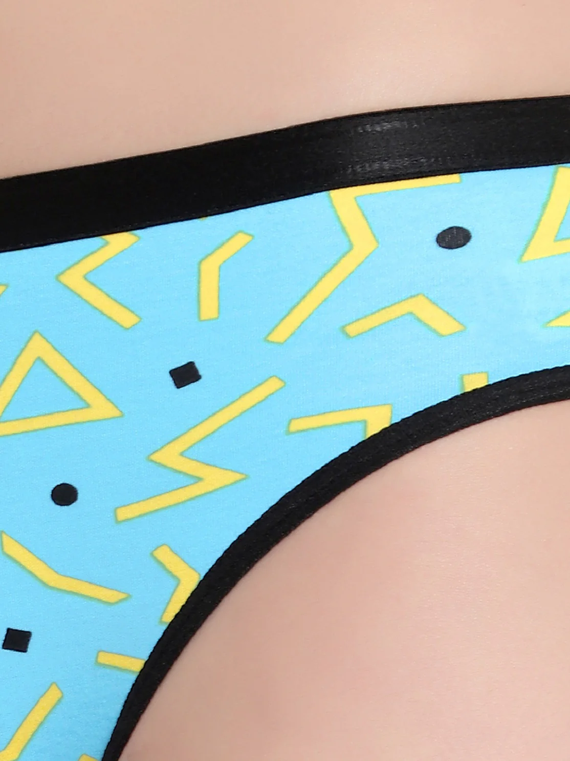 Sky Blue Printed panty for women - Image 2