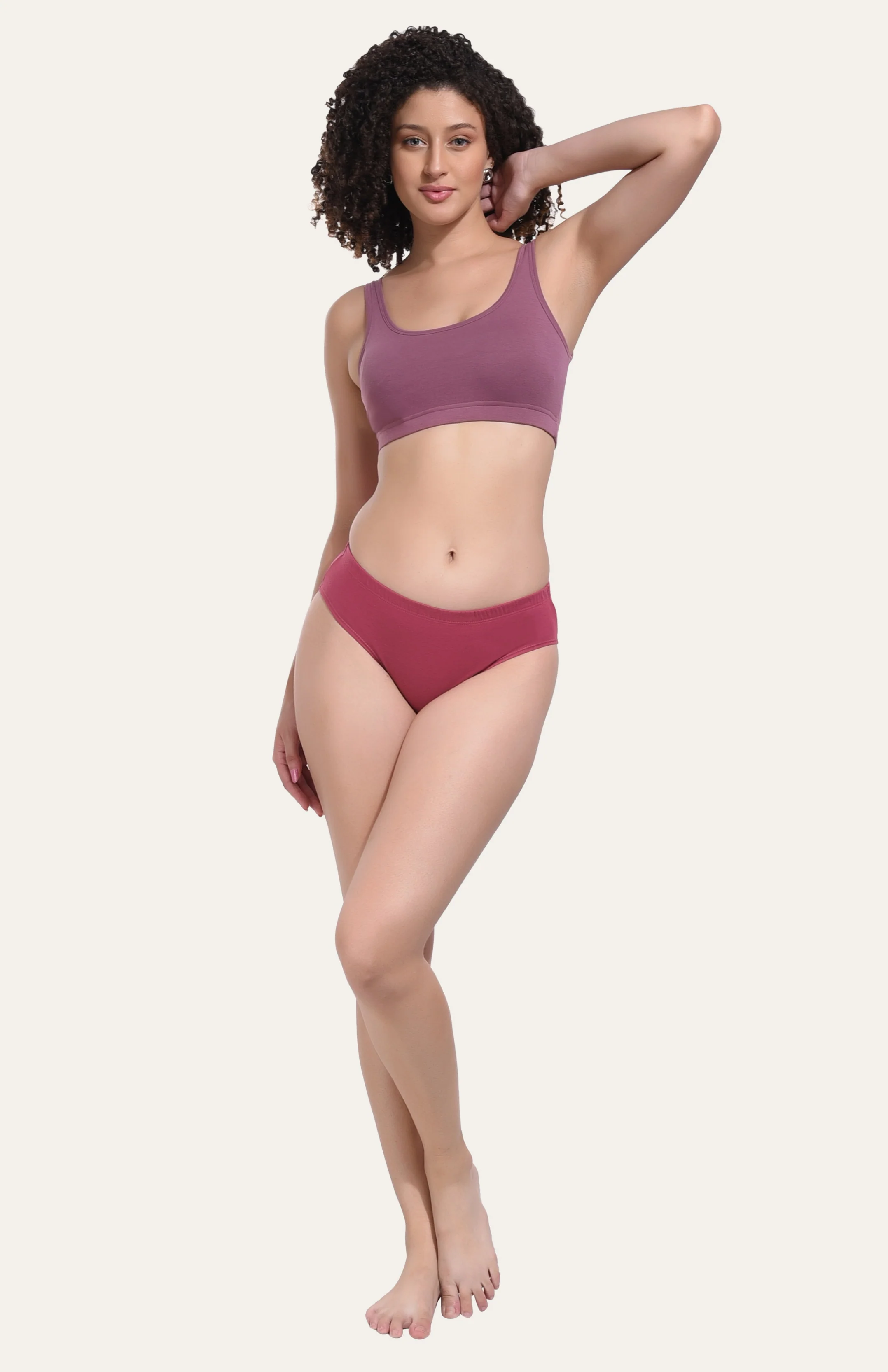 Solid Falsa Cotton Hipster Panty for women - Image 2