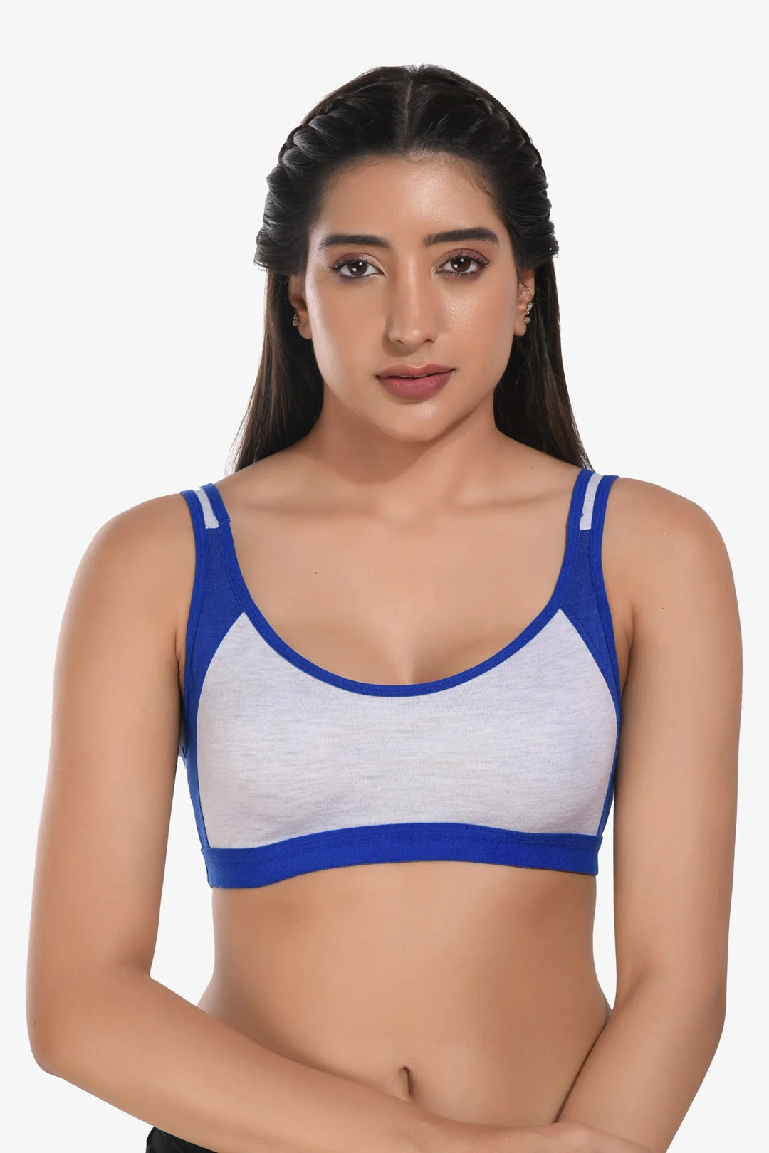 Bruchi Club Women’s Sports Bra – Non-Padded Comfort Fit for Zumba & Active Teens