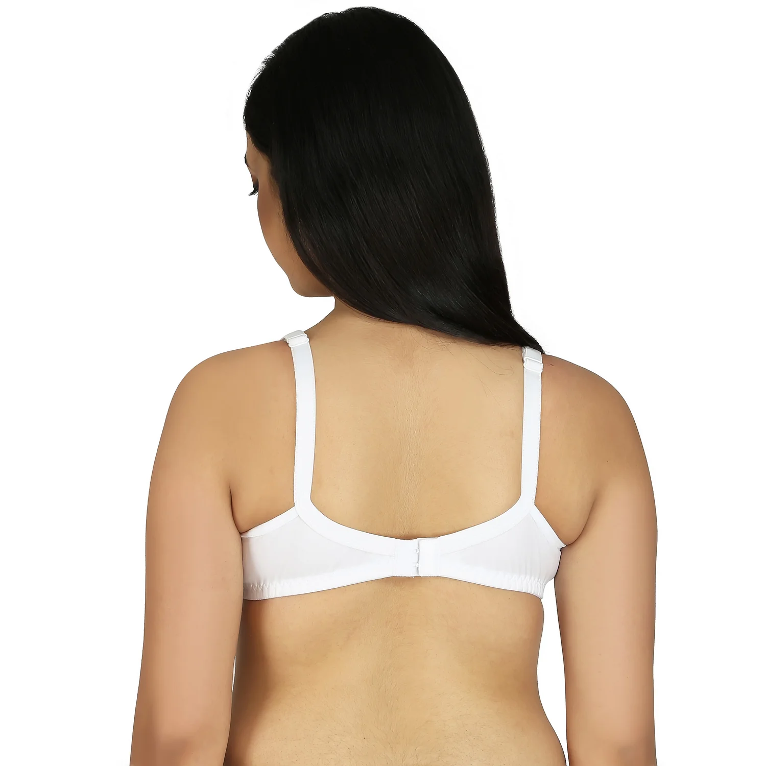 White Cotton Bra For women - Image 4