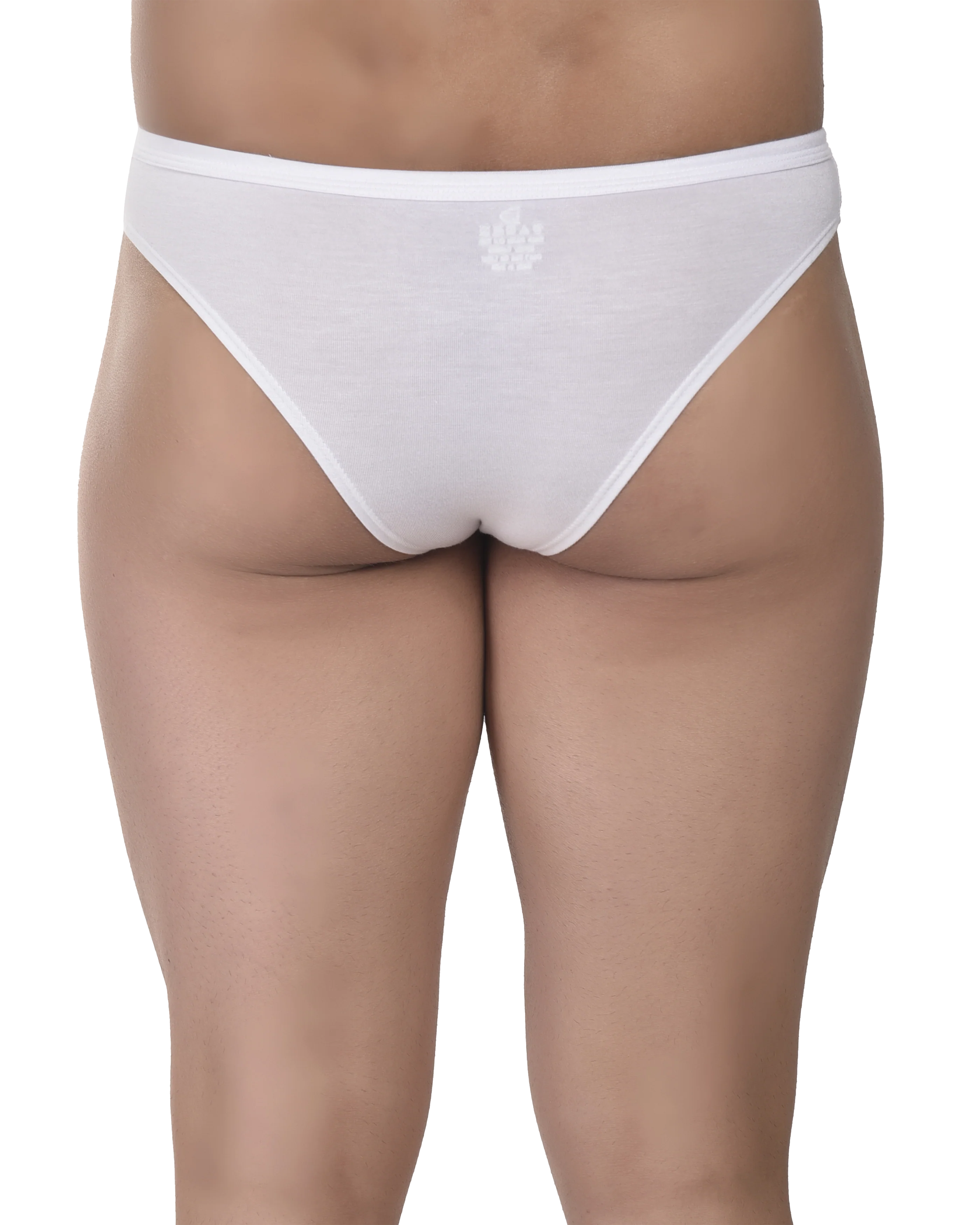 Men’s White Cheekini Brief – Minimal Design, Soft Support & Everyday Comfort - Image 4