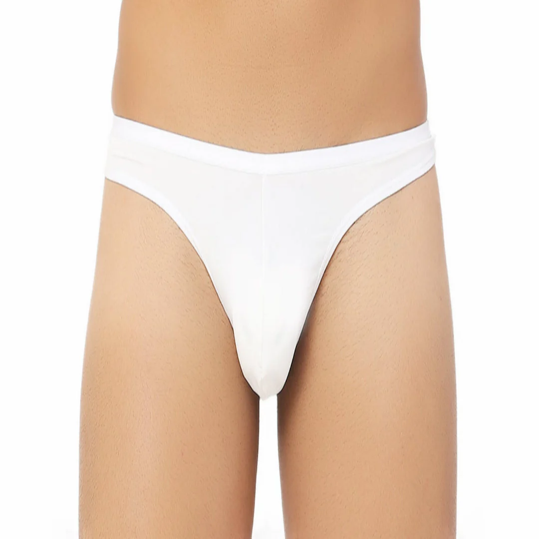 White thong for man - No Ride Up