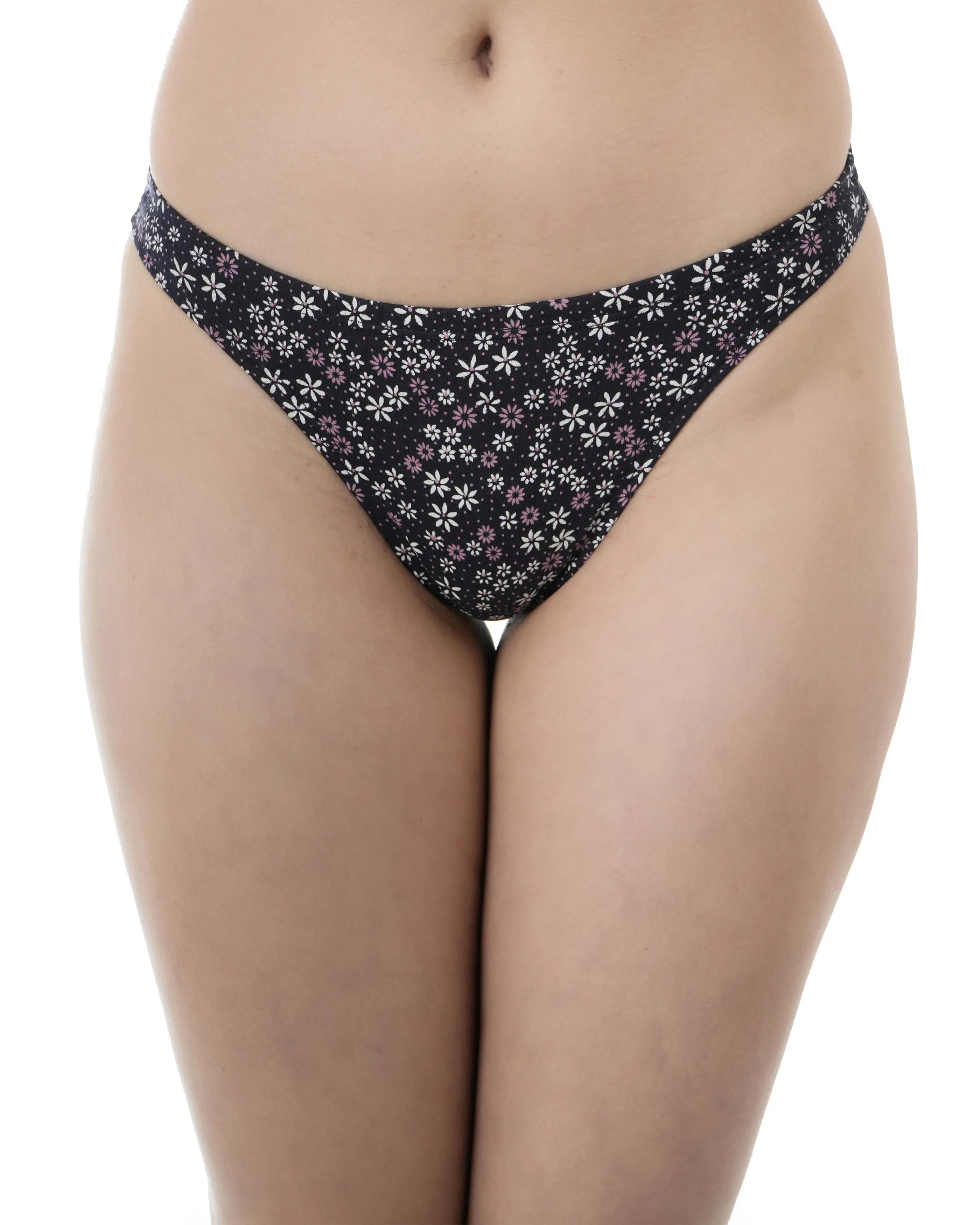 Bruchi Club Women’s Printed Thongs / Brief Panty – Everyday Comfort Fit - Image 2